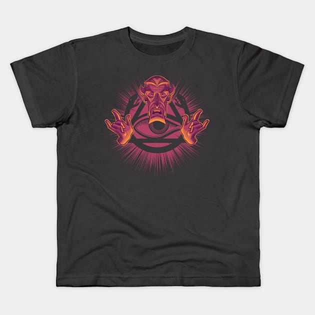 Doctor Byron Orpheus Necromancer Order of the Triad Venture Bros Kids T-Shirt by kgullholmen